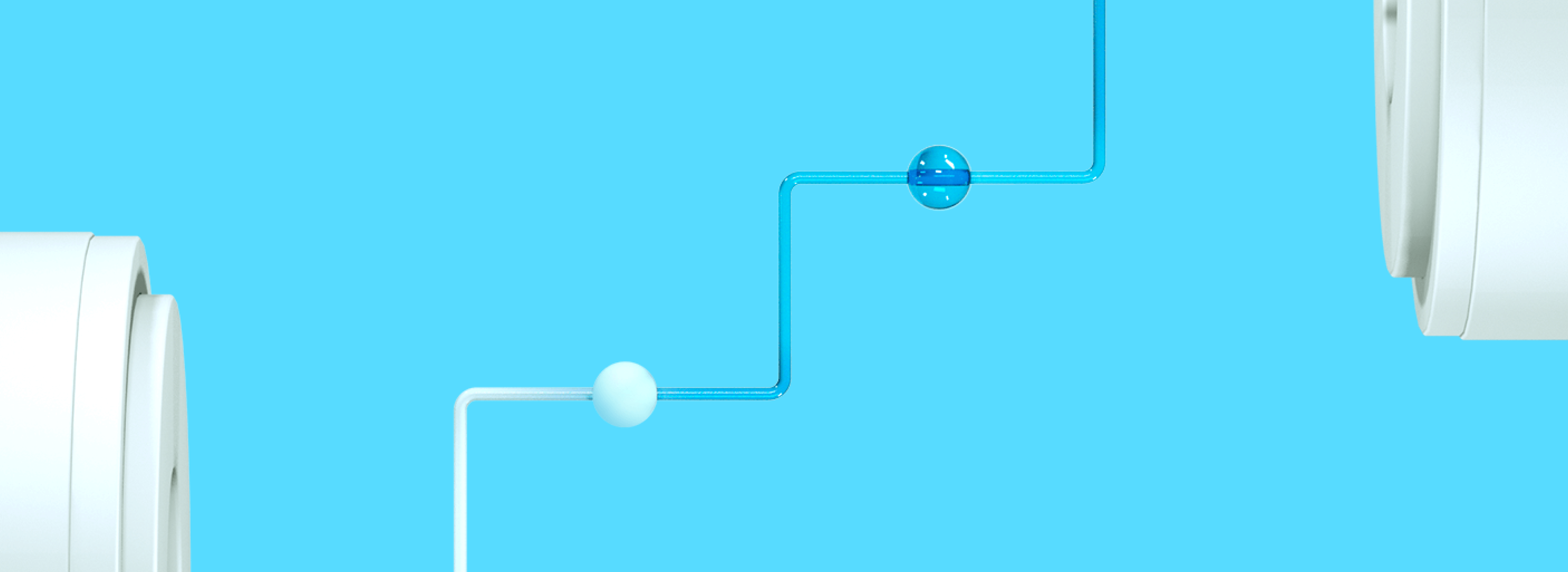 Digital ecosystem illustration