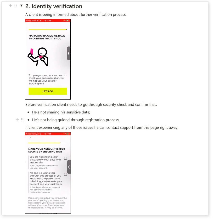 Onboarding new2bank client identity verifiation