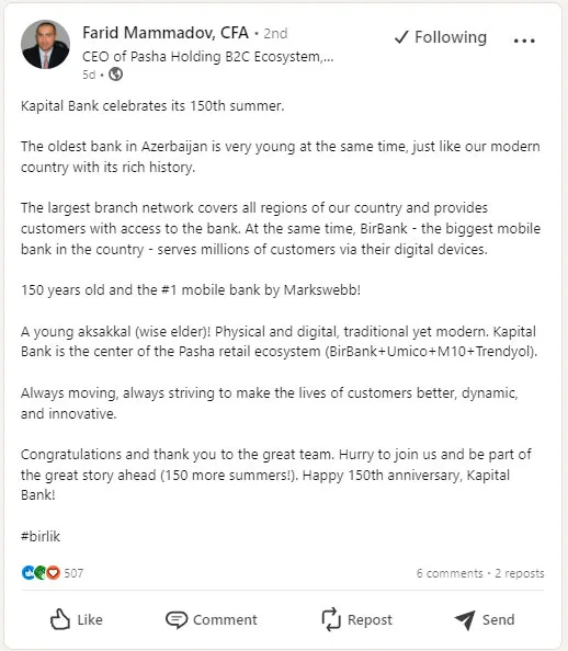 The results of Markswebb's studies receive hundreds of likes and comments on LinkedIn