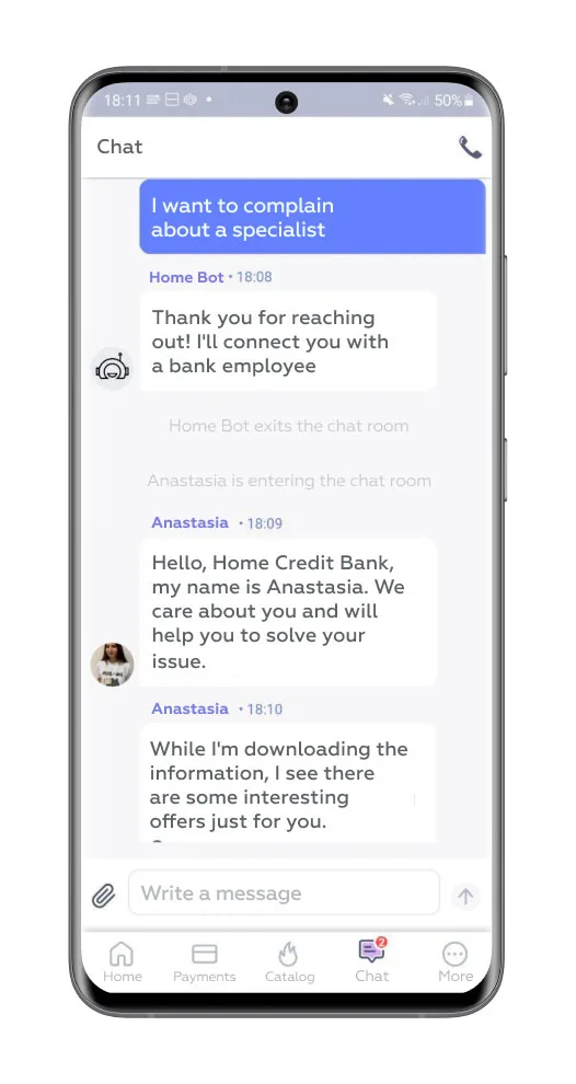 Markswebb CUI Principle 6: The bot informs users they are interacting with a machin