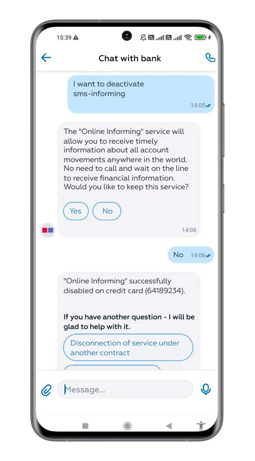 Markswebb CUI Principle 8: The bot integrates with other channels