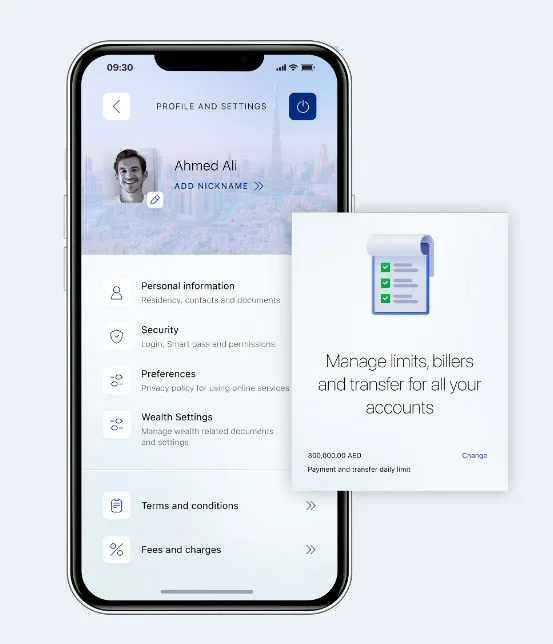 user-friendly UI solutions by UAE's Emirates NBD